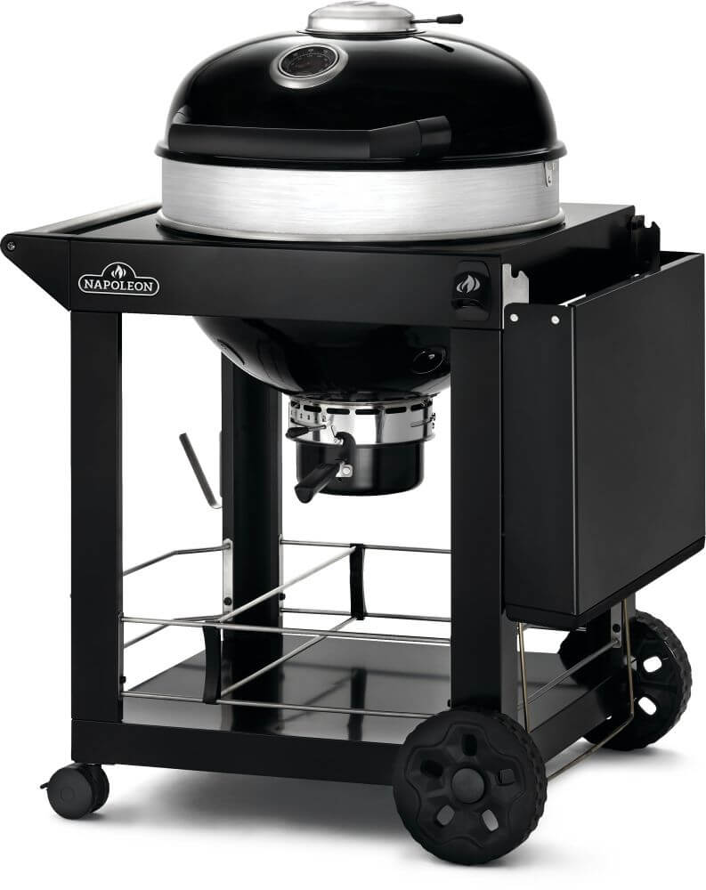 Napoleon Pro Cart Charcoal Kettle Grill PRO22K-CART-3