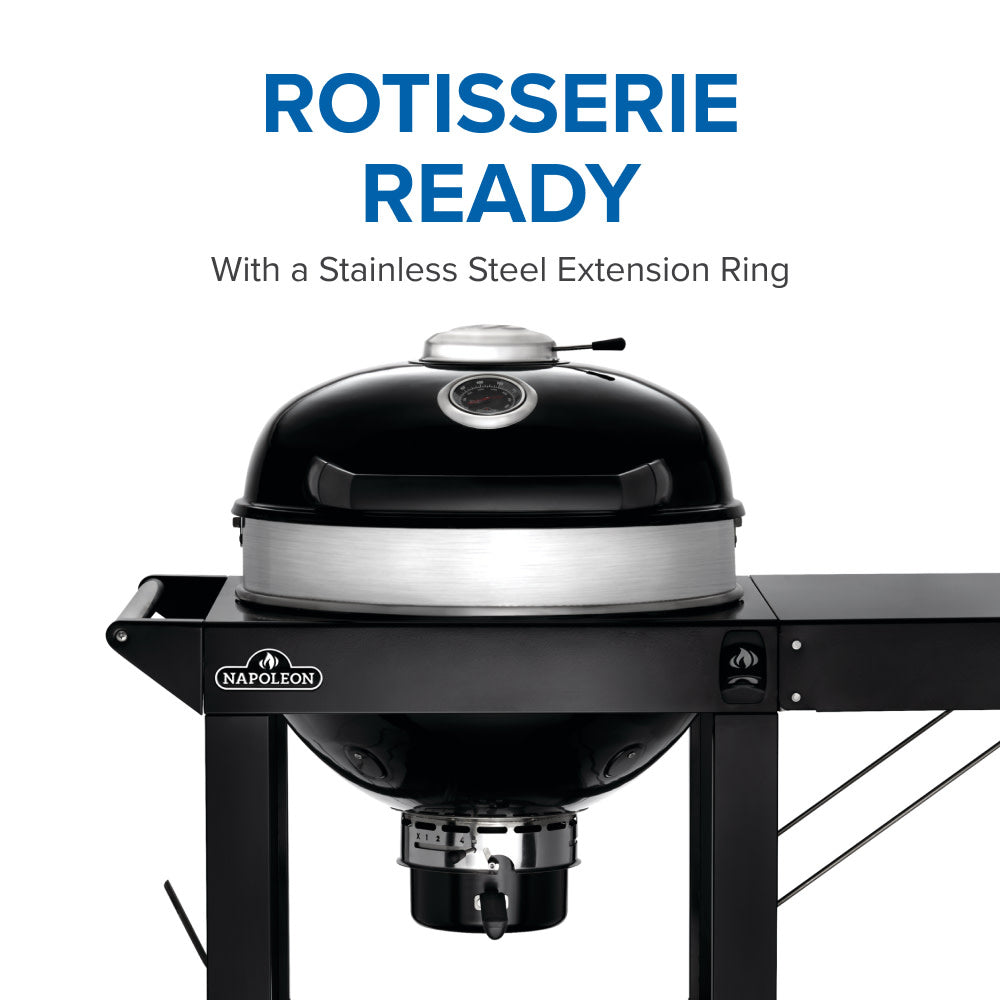 Napoleon Pro Cart Charcoal Kettle Grill PRO22K-CART-3