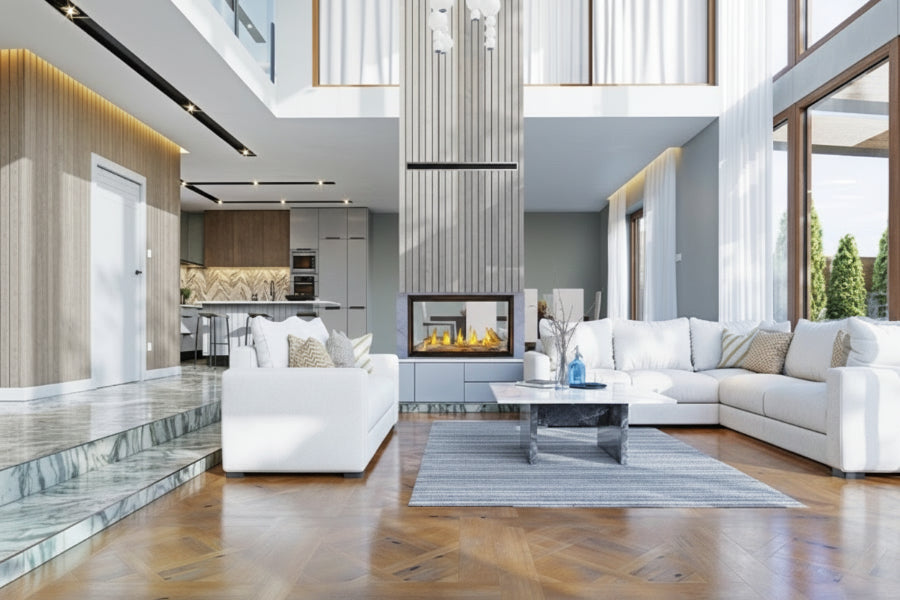 Napoleon 50" Tall Linear Vector See Through Direct Vent Fireplace