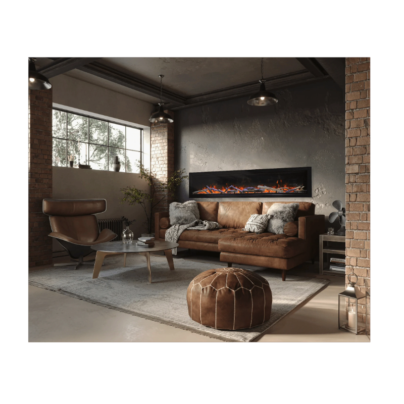 Amantii 34-inch Symmetry Lumina Electric Fireplace SYM-34-LUMINA