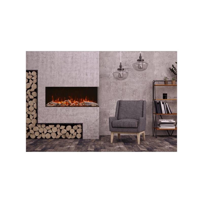 Amantii 88" Tru View XT Lumina Electric Fireplace 88-TRV-XT-XL-LUMINA