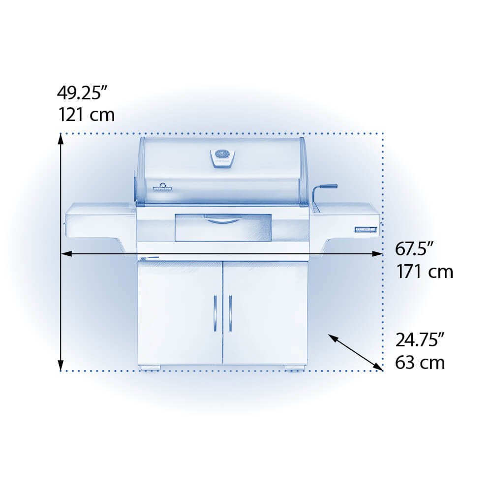 Napoleon Charcoal Professional Freestanding Grill PRO605CSS