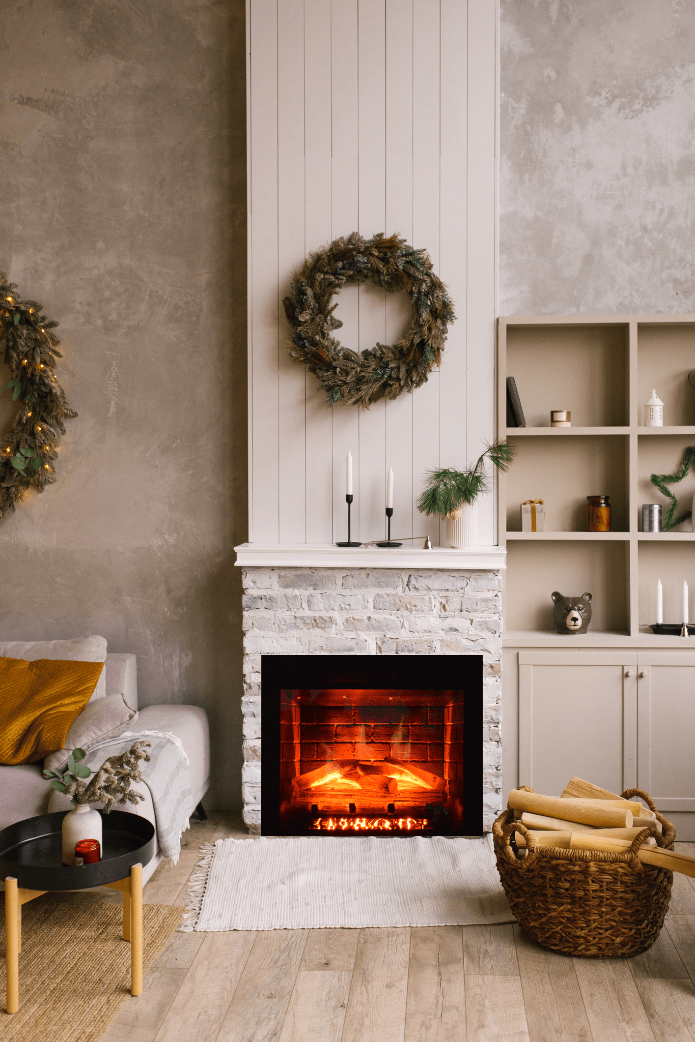 Amantii 26-inch Fire and Ice Electric Fireplace CE26