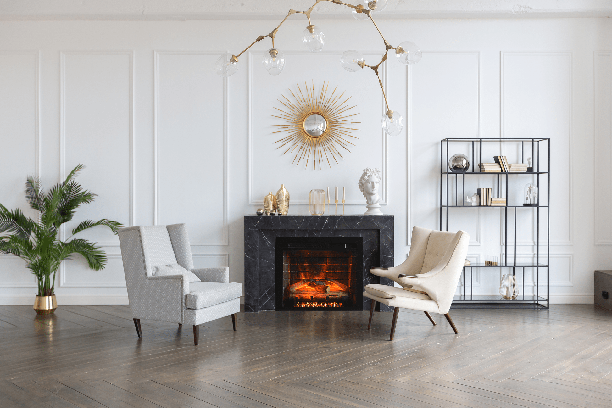 Amantii 30-inch Fire and Ice Electric Fireplace CE30