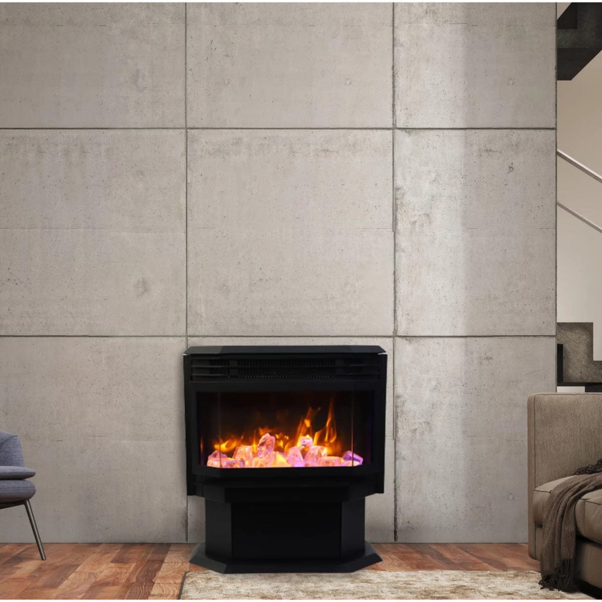 Amantii 26 inch Lumina Freestanding Electric Fireplace FS‐26‐922