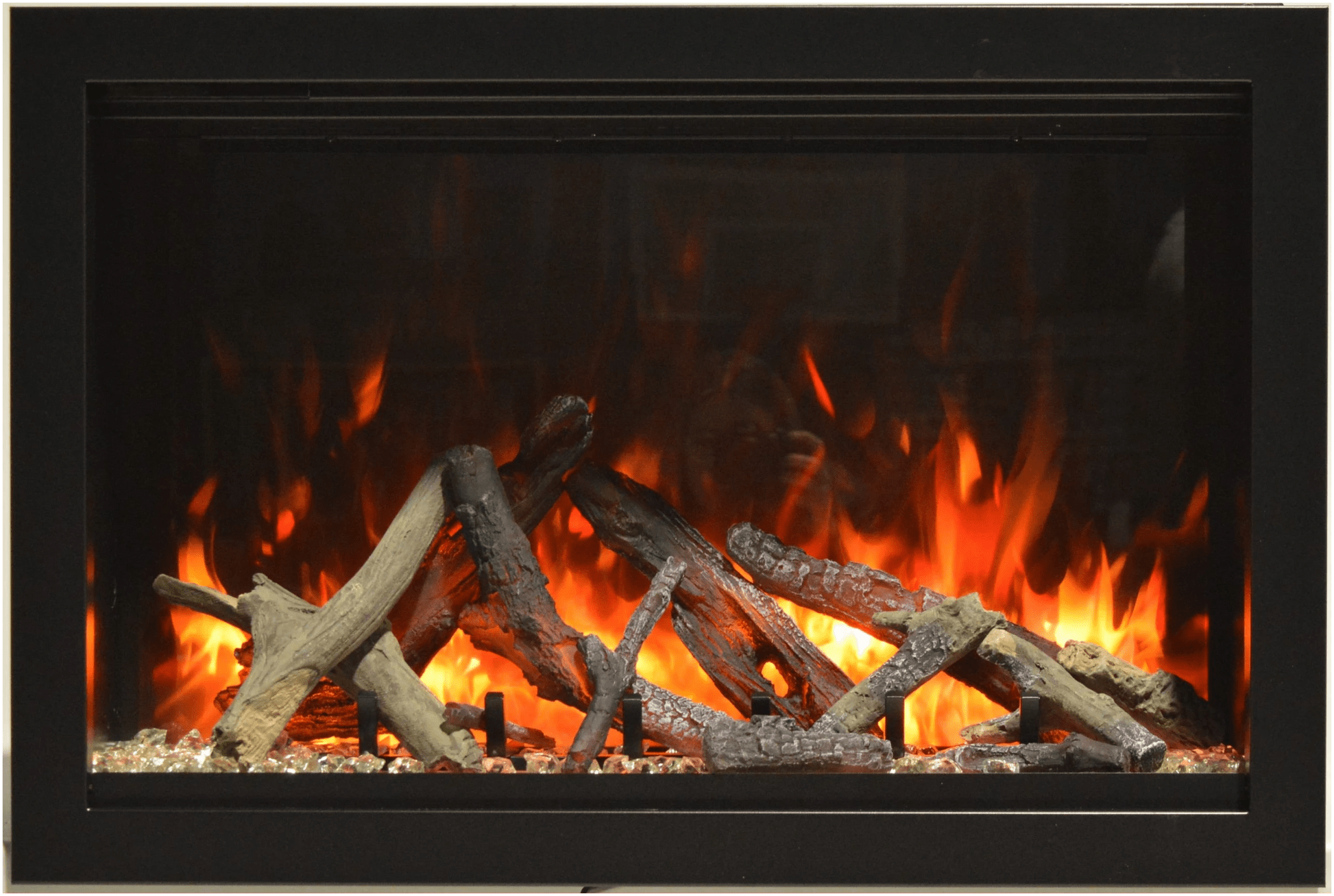 Amantii 33-inch Traditional Lumina Indoor/Outdoor Smart Electric Fireplace TRD-33-LUMINA