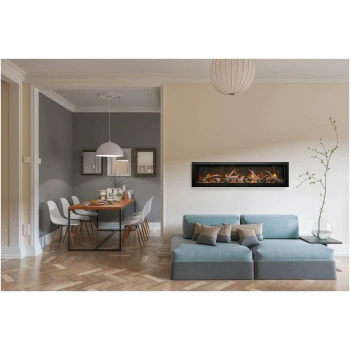 Amantii 40" Panorama BI Deep Smart Electric Fireplace BI-40-DEEP-ODLUMINA