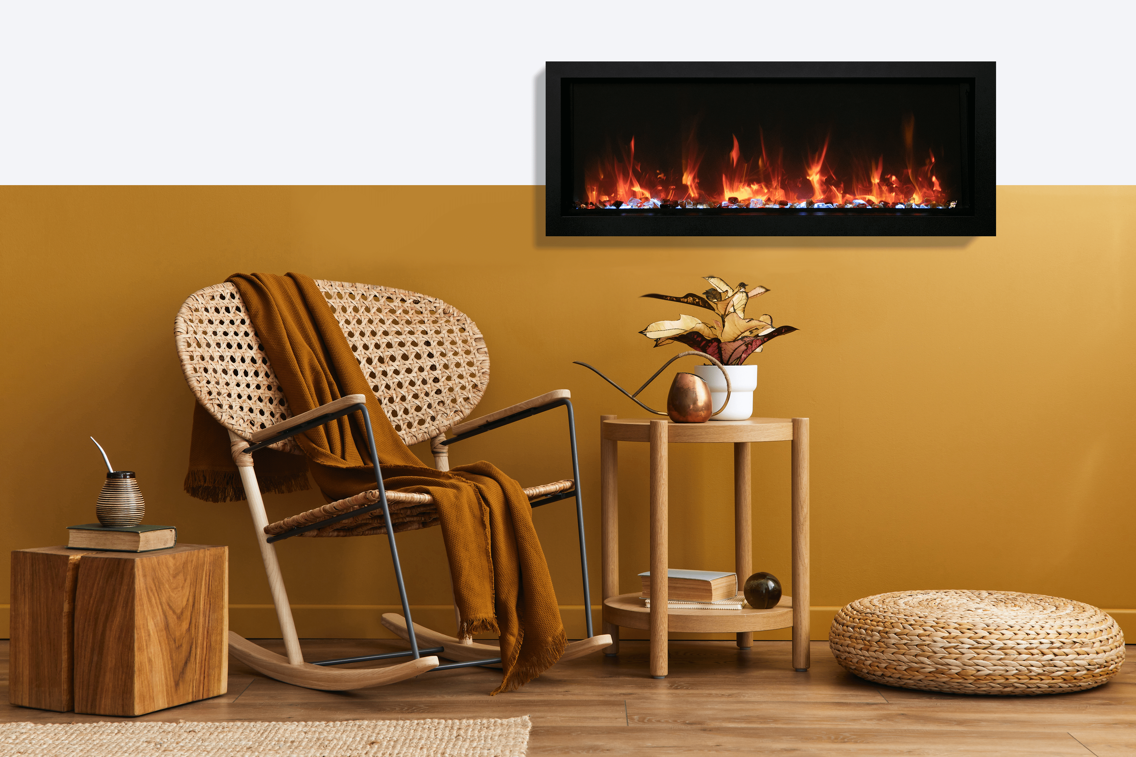 Amantii 50" Panorama BI Extra Slim Smart Electric Fireplace