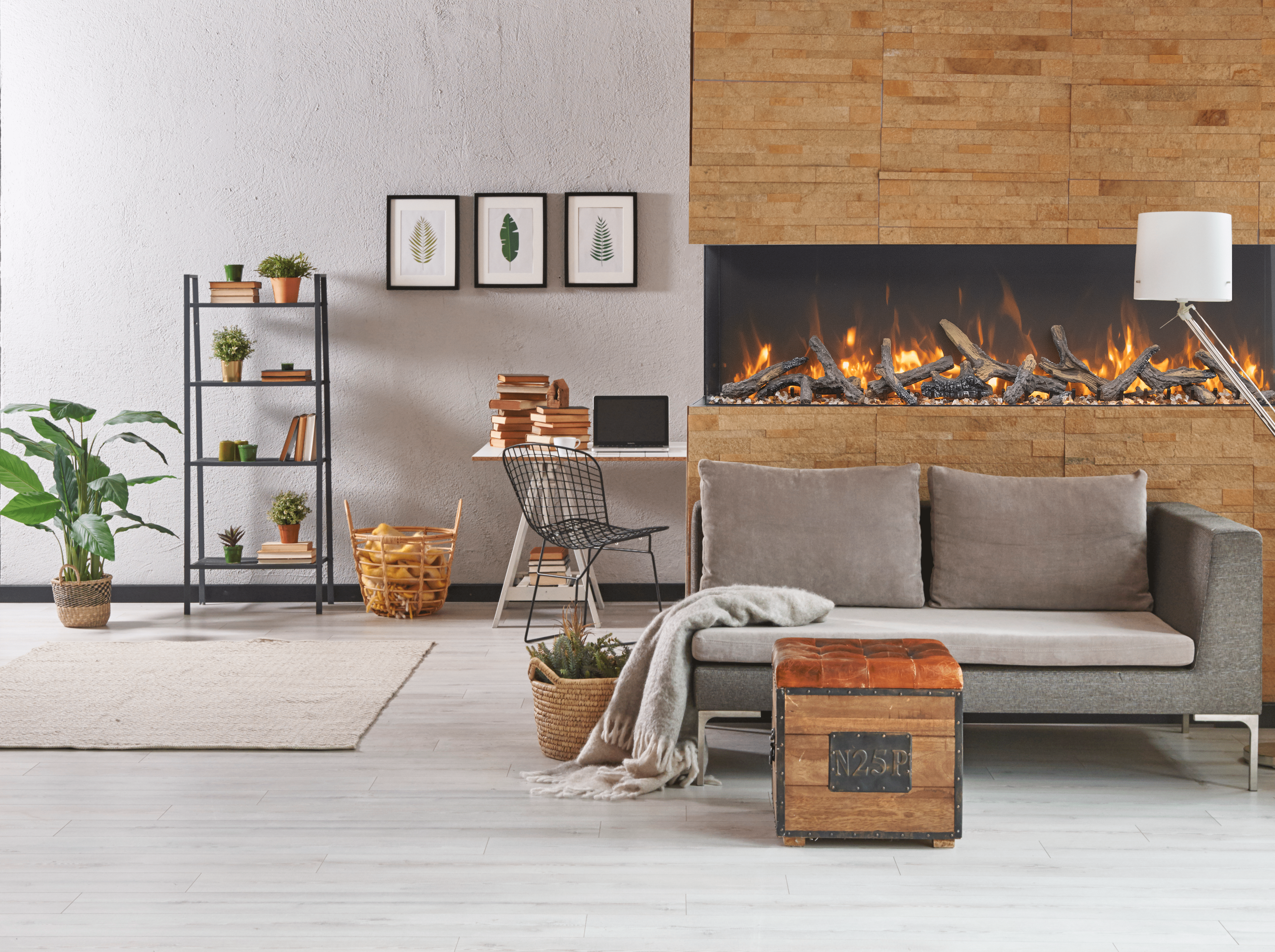Amantii 88" Tru View XT Lumina Electric Fireplace 88-TRV-XT-XL-LUMINA