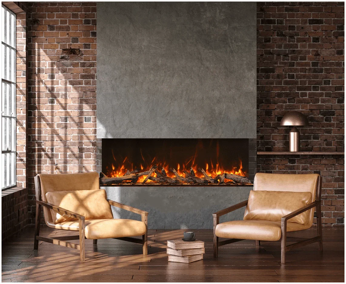 Amantii 88" Tru View XT Lumina Electric Fireplace 88-TRV-XT-XL-LUMINA