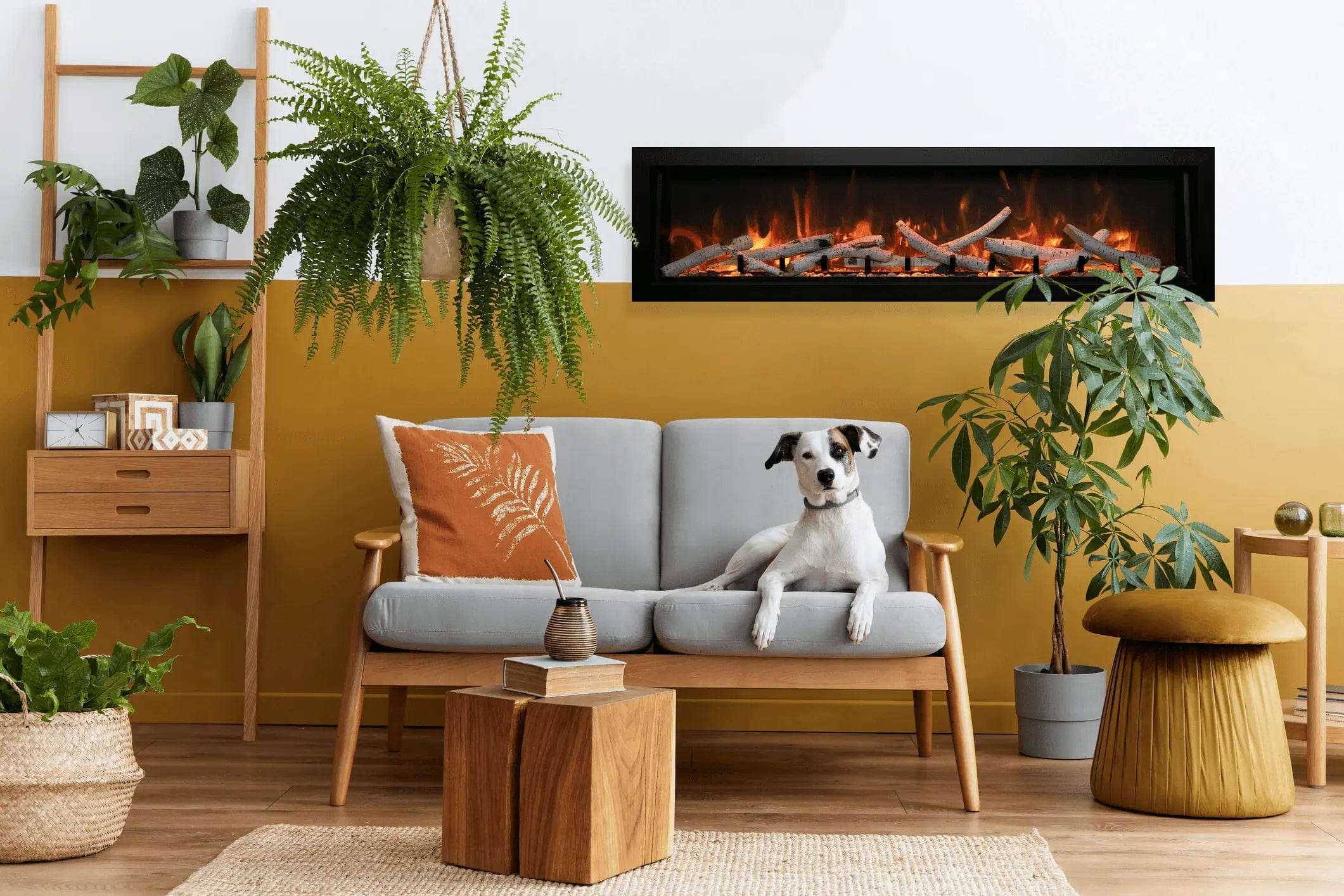Amantii Panorama BI Deep XT 50" Smart Electric Fireplace BI-50-DEEP-XT