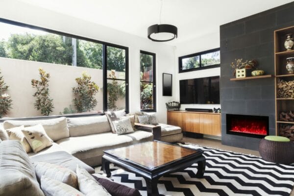 Amantii Symmetry Bespoke 88-inch Electric Fireplace SYM-88-BESPOKE