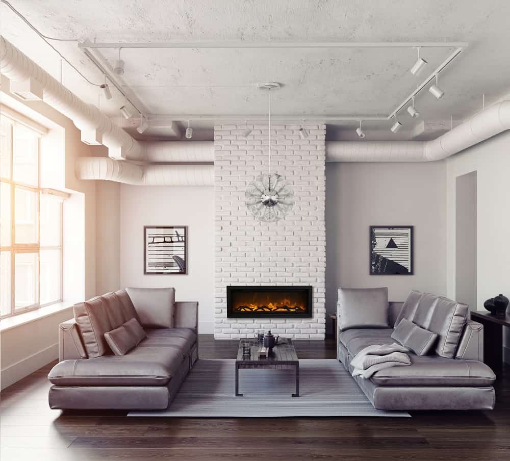 Amantii Symmetry Bespoke 42-inch Electric Fireplace SYM-42-BESPOKE
