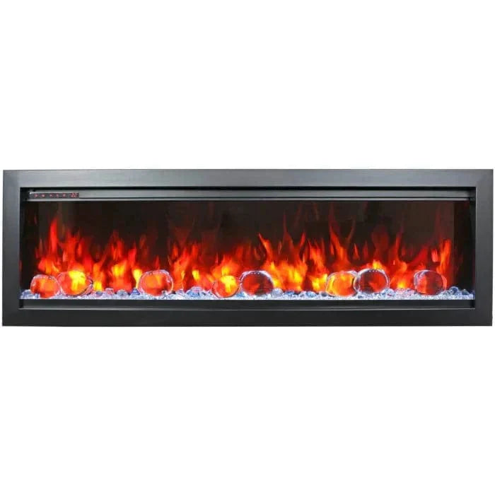 Amantii Symmetry Bespoke 74″ Electric Fireplace SYM-74-BESPOKE