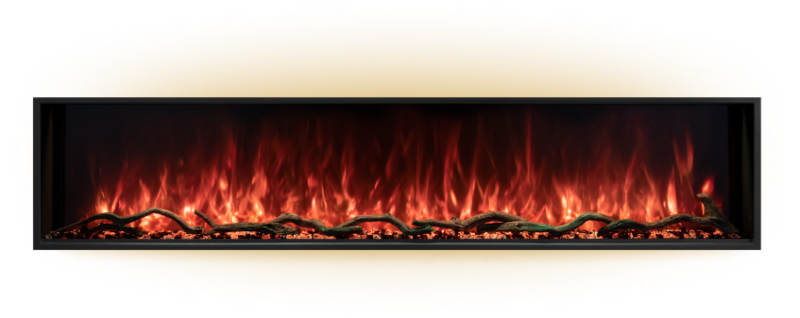 Modern Flames 96" LANDSCAPE PRO SLIM BUILT-IN FIREPLACE LPS-9614