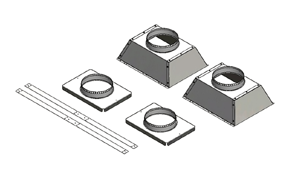 Napoleon 38/50 Vector Series Ducted Heat Management Termination Plates DHMTP3850