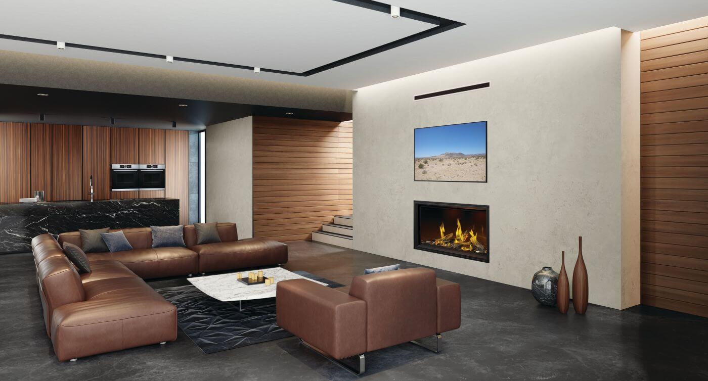 Napoleon 62" Tall Linear Vector Single Sided Direct Vent Fireplace