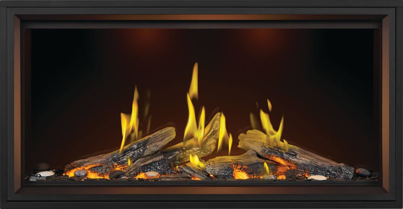 Napoleon 62" Tall Linear Vector Single Sided Direct Vent Fireplace