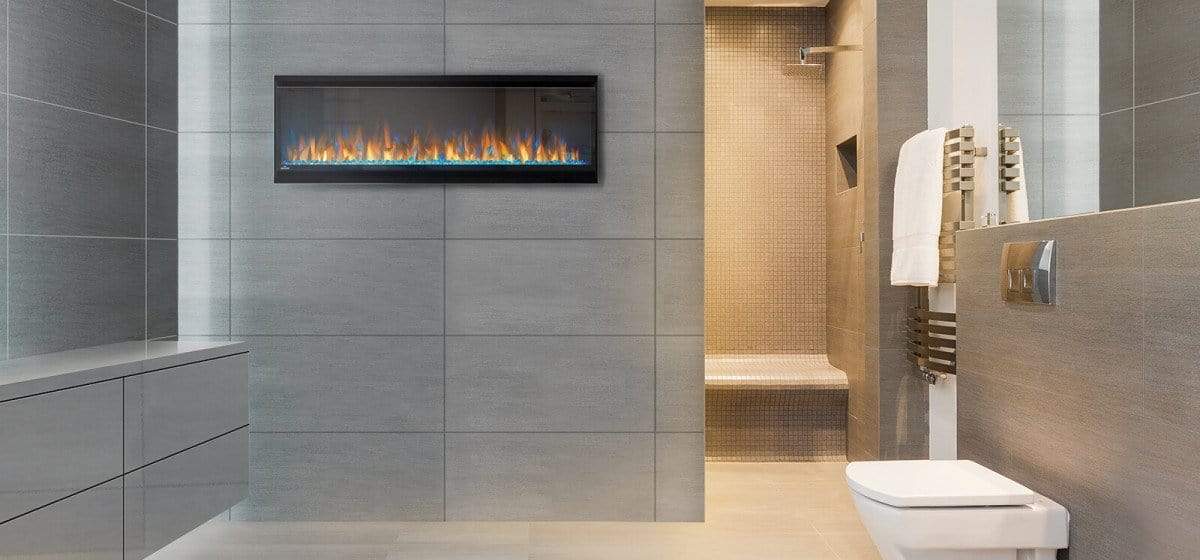 Napoleon Alluravision™ 74 Slimline Electric Fireplace NEFL74CHS-1