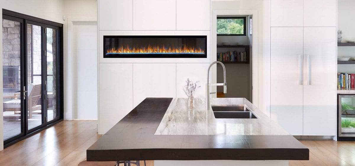 Napoleon Alluravision™ 74 Slimline Electric Fireplace NEFL74CHS-1