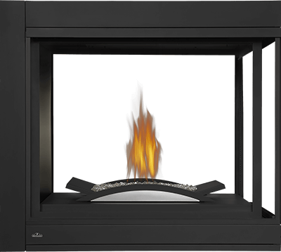 Napoleon Ascent™ Multi-View 3 Sided Fire Cradle Direct Vent Gas Fireplace BHD4PFCN