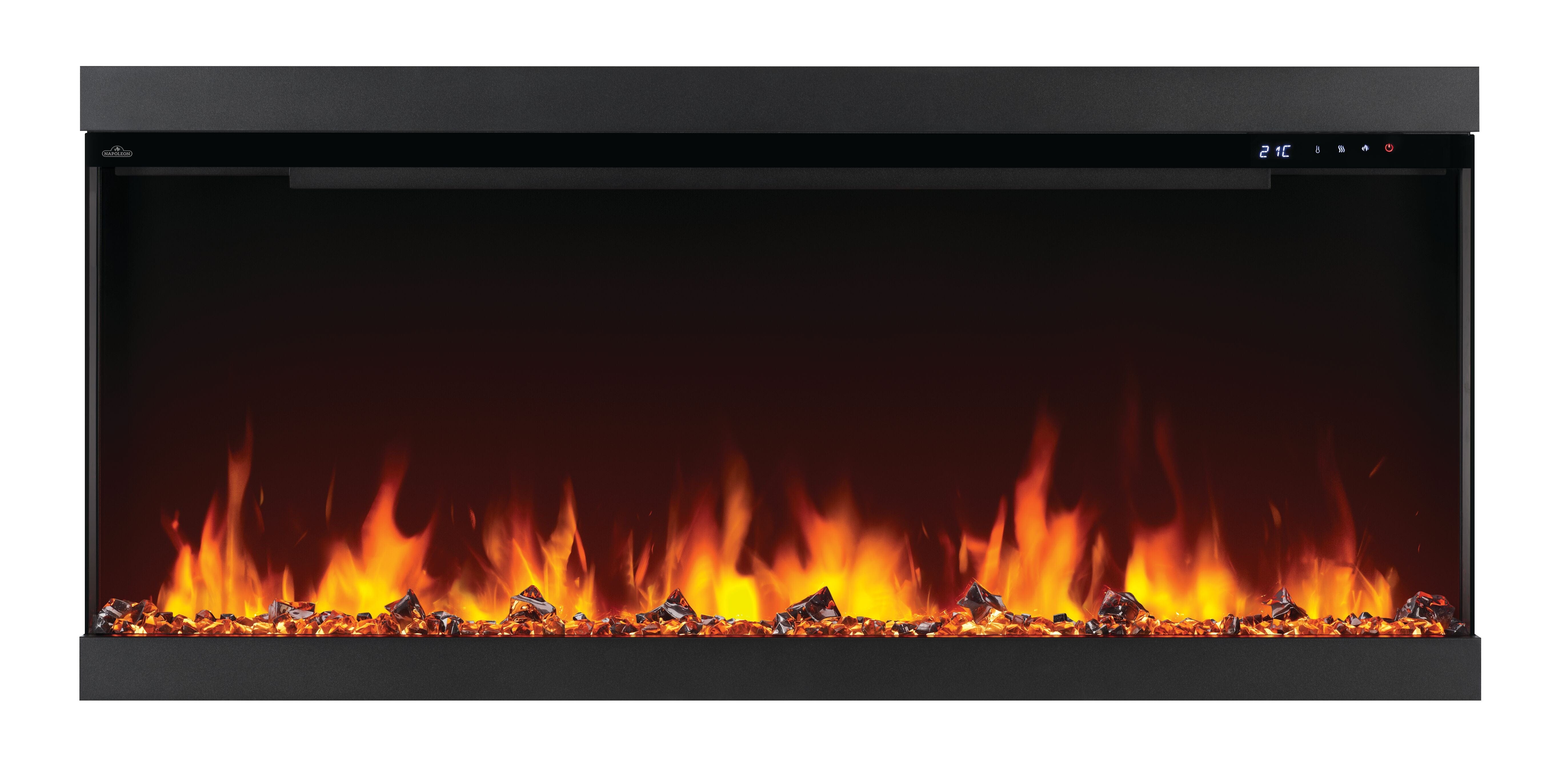 Napoleon Astound 74-inch Wall Mounted Electric Fireplace NEFL74AB