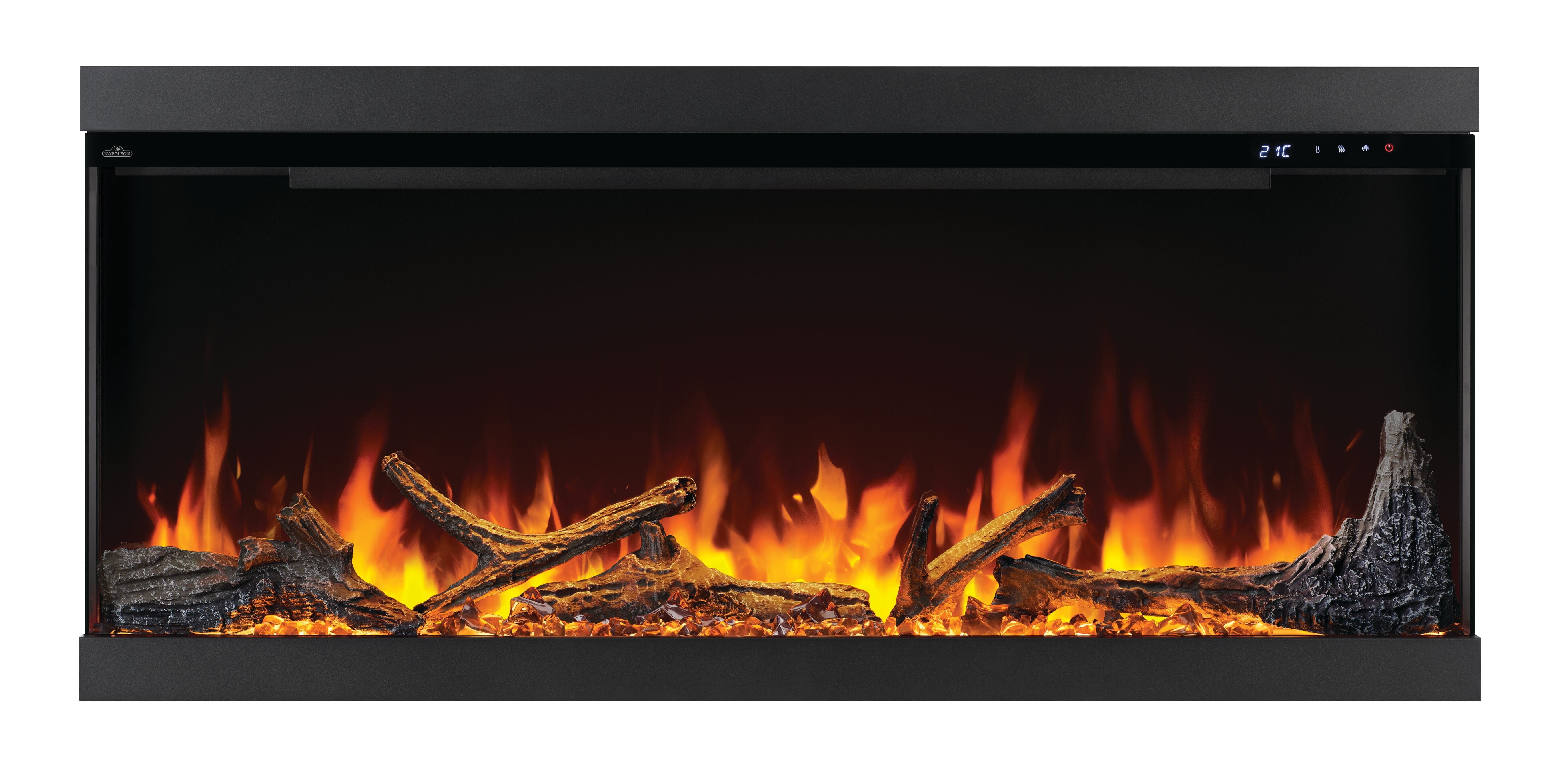 Napoleon Astound 74-inch Wall Mounted Electric Fireplace NEFL74AB