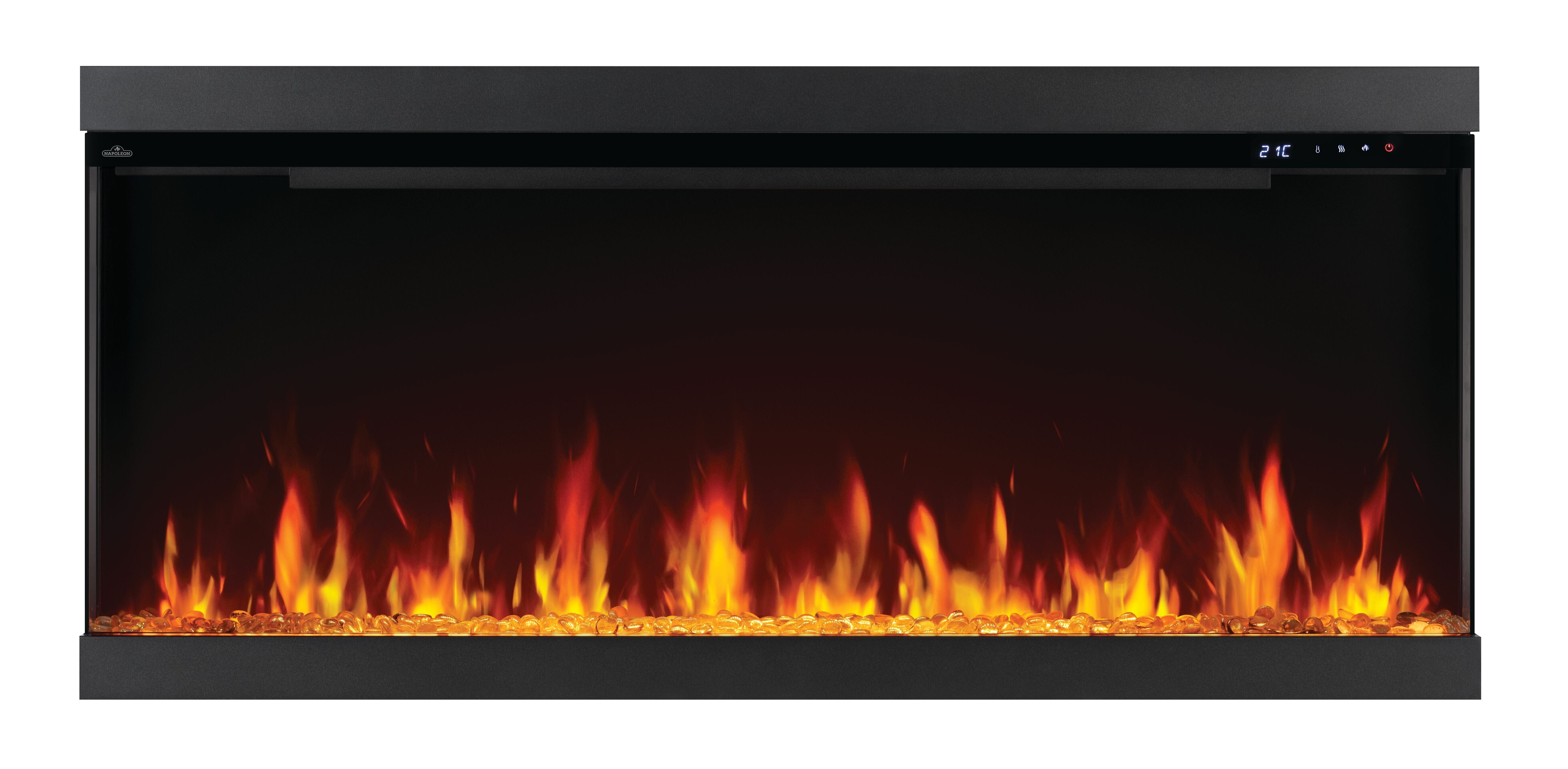 Napoleon Astound 74-inch Wall Mounted Electric Fireplace NEFL74AB