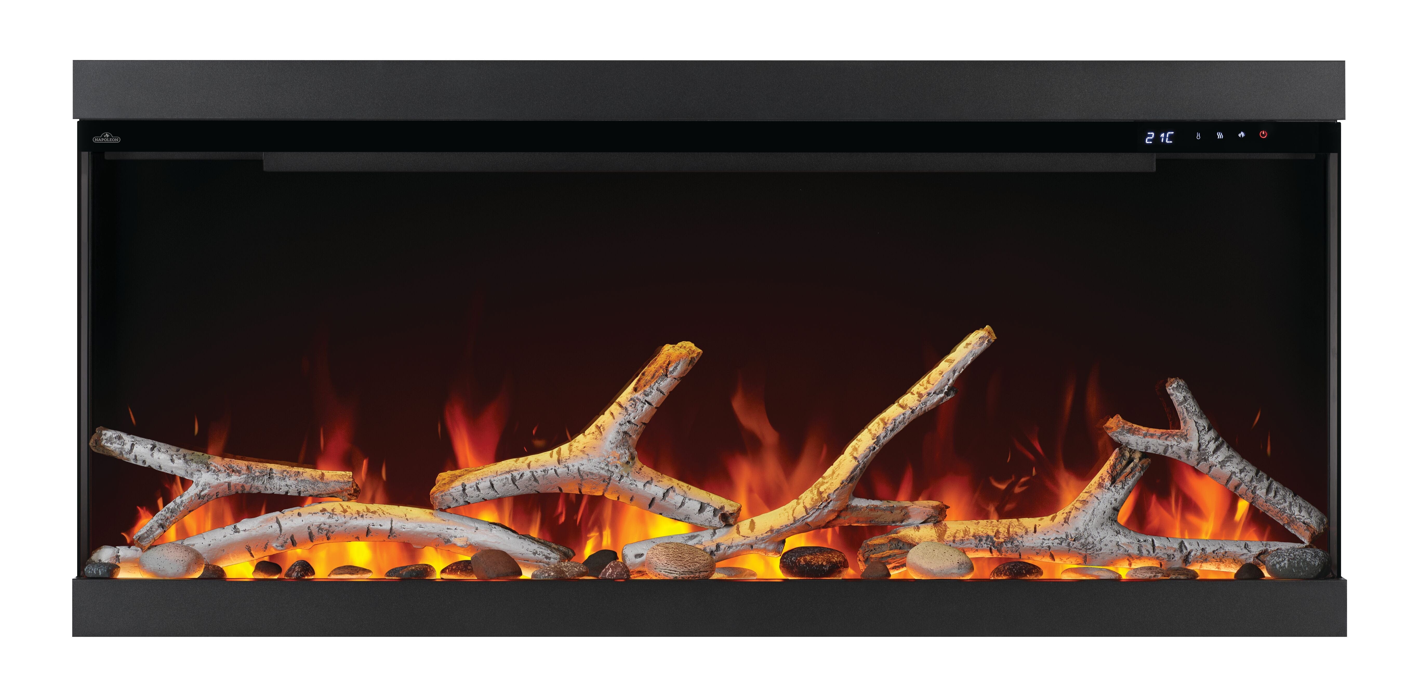 Napoleon Astound 74-inch Wall Mounted Electric Fireplace NEFL74AB