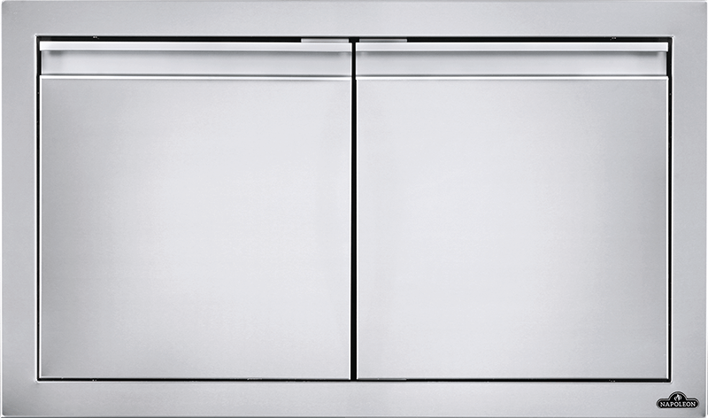 Napoleon Built-In Components 30" X 16" Stainless Steel Small Double Door BI-3016-2D