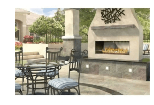 Napoleon Galaxy 48 See Through Outdoor Gas Fireplace GSS48STE