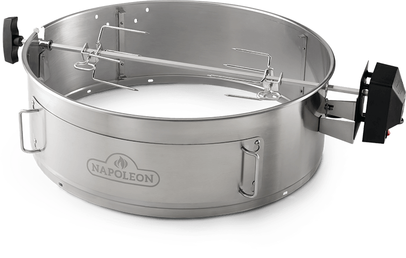 Napoleon Heavy Duty 22-inch Rotisserie Kit for Charcoal Kettle NK22 and PRO22 69221
