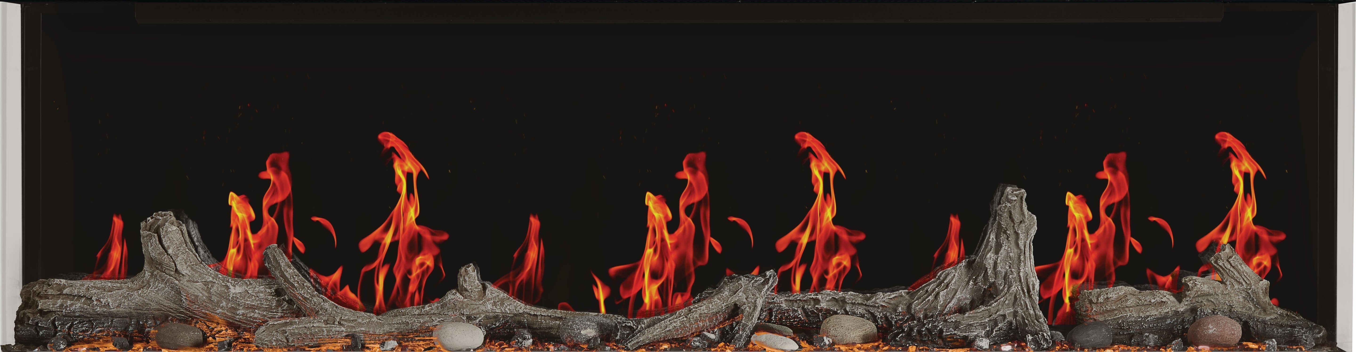 Napoleon Luminex 65-inch Built-In LCD Electric Fireplace NEFL65LCD-3SV