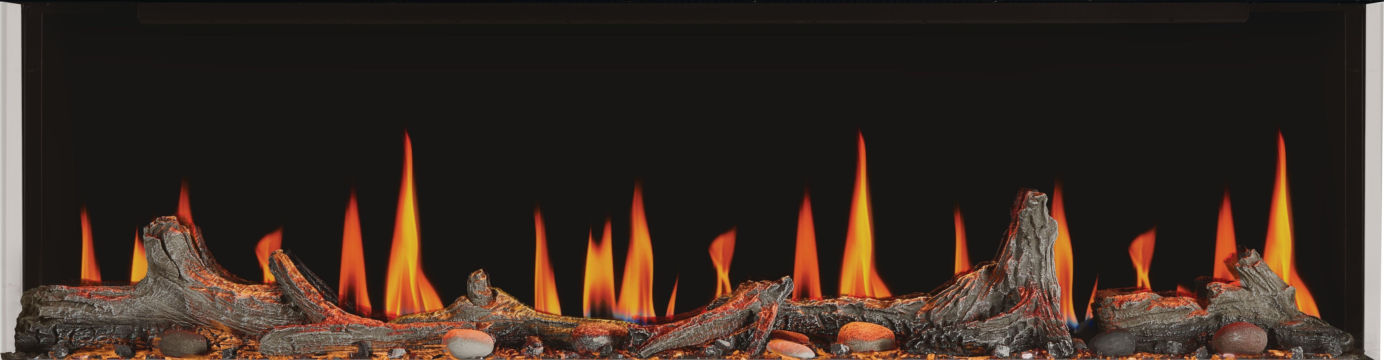 Napoleon Luminex 65-inch Built-In LCD Electric Fireplace NEFL65LCD-3SV