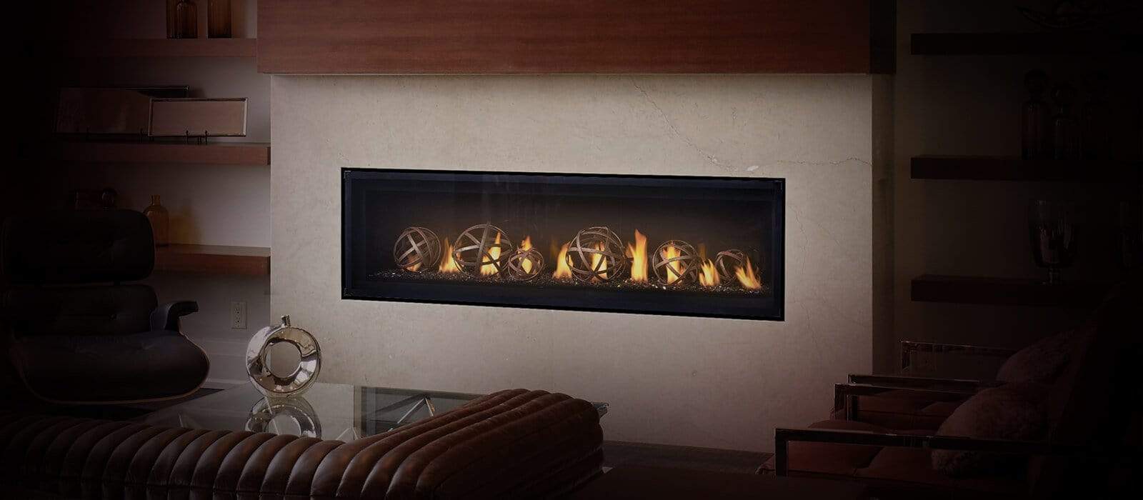 Napoleon Luxuria™ 74 Single-Sided Direct Vent Gas Fireplace LVX74