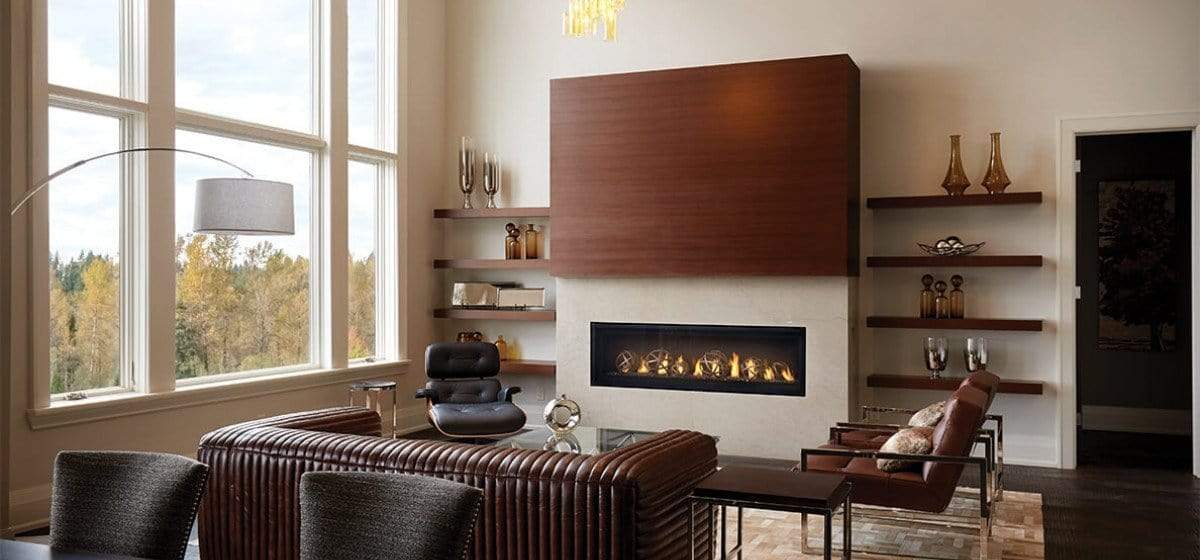 Napoleon Luxuria™ 74 Single-Sided Direct Vent Gas Fireplace LVX74