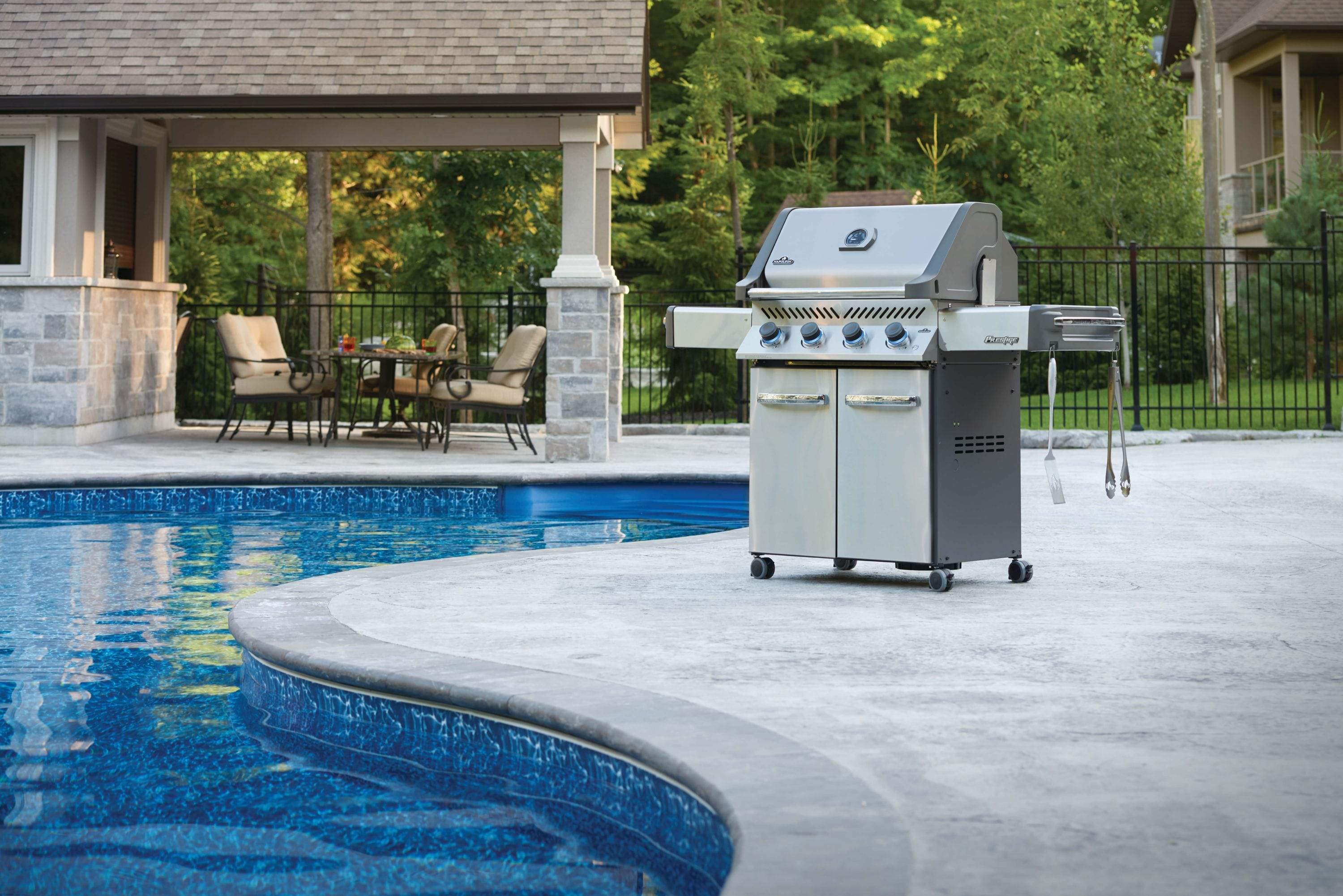 Napoleon Prestige 500 RSIB Stainless Steel Natural Gas Grill w/ Infrared Side & Rear Burners P500RSIBNSS-3