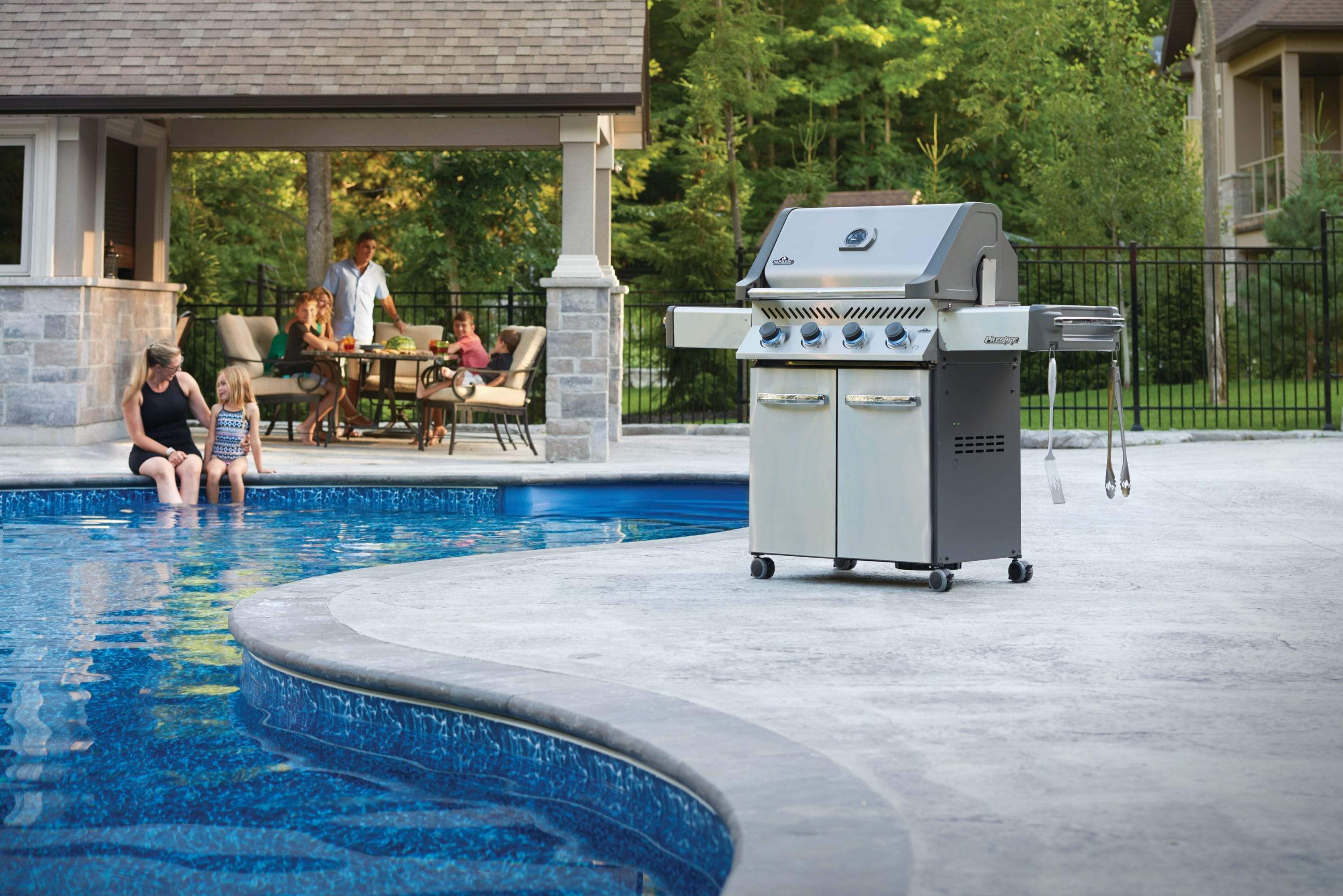 Napoleon Prestige 500 RSIB Stainless Steel Natural Gas Grill w/ Infrared Side & Rear Burners P500RSIBNSS-3