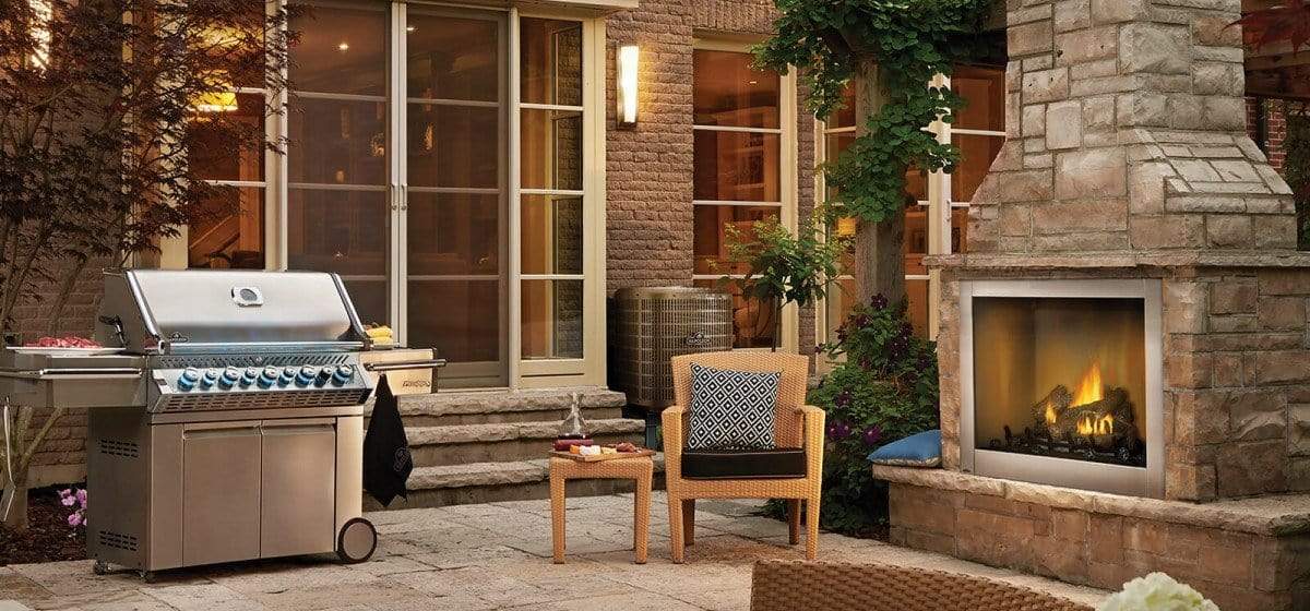 Napoleon Riverside™ 42 Clean Face Outdoor Gas Fireplace GSS42