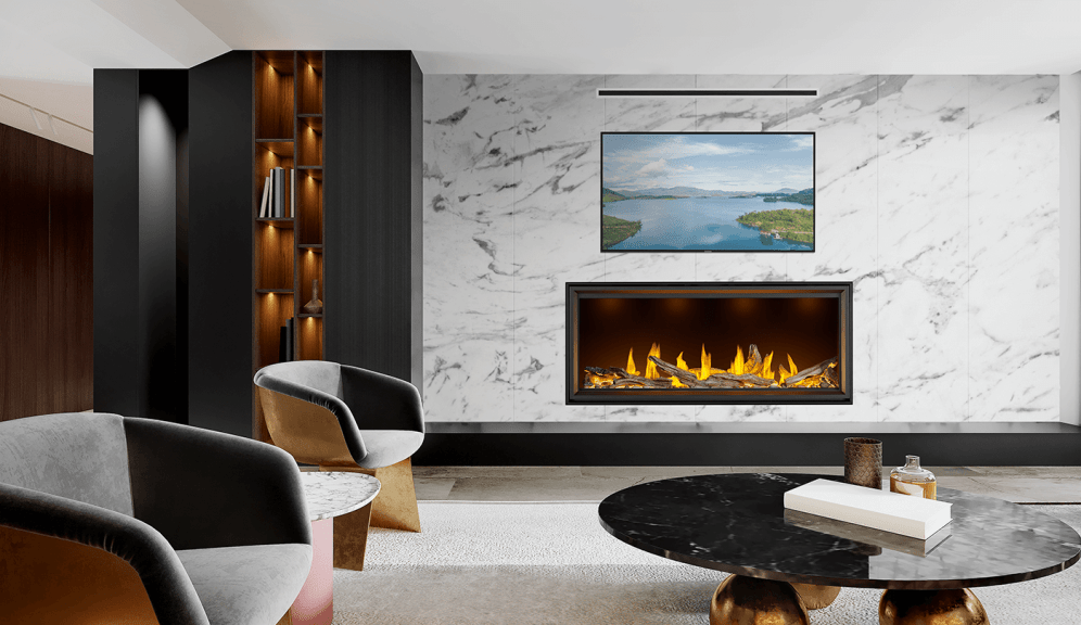 Napoleon Tall Linear Vector ™ Series 62" Direct Vent Gas Fireplace TLV62N