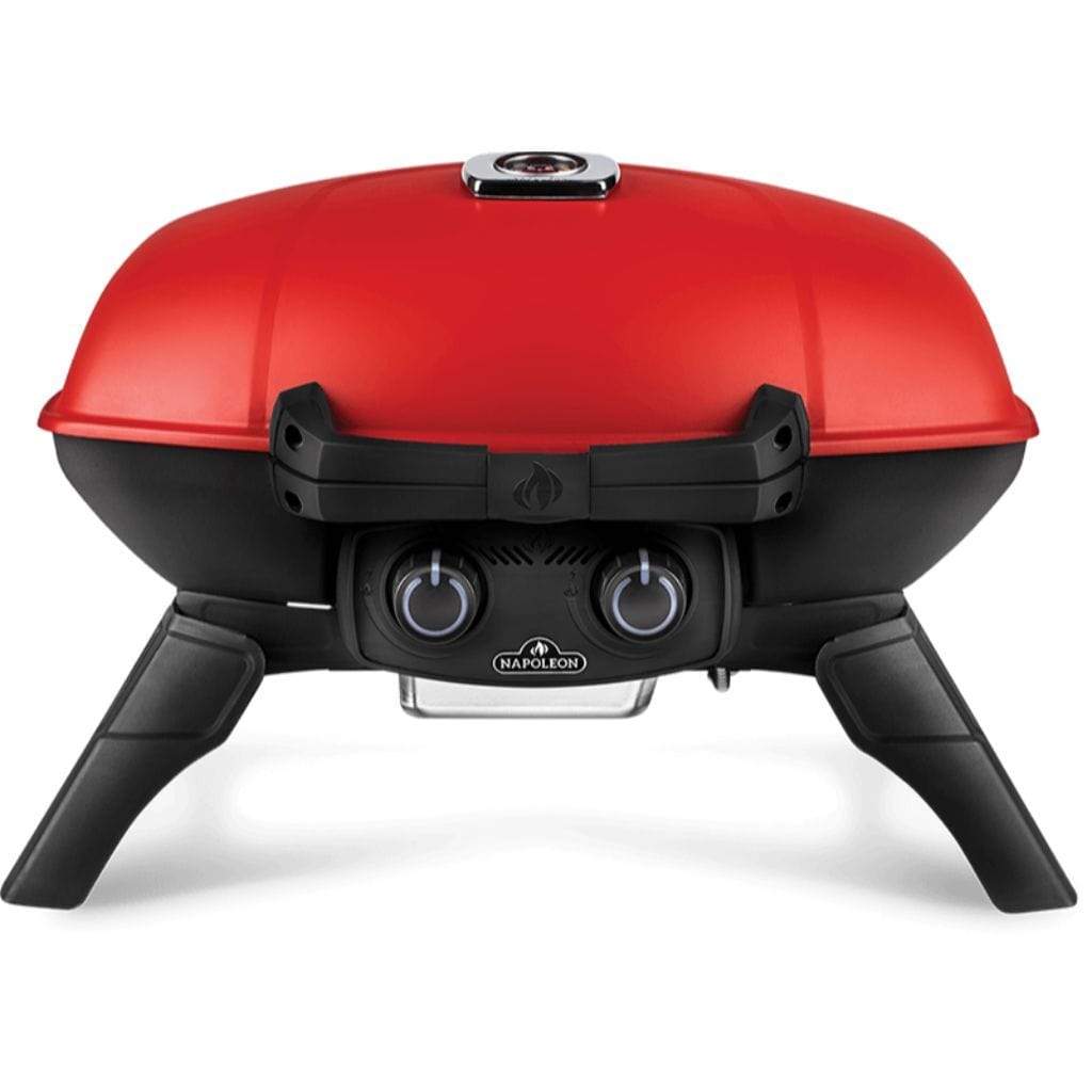 Napoleon TravelQ 285 with Griddle Portable Liquid Propane Gas Grill TQ285-RD-1-A