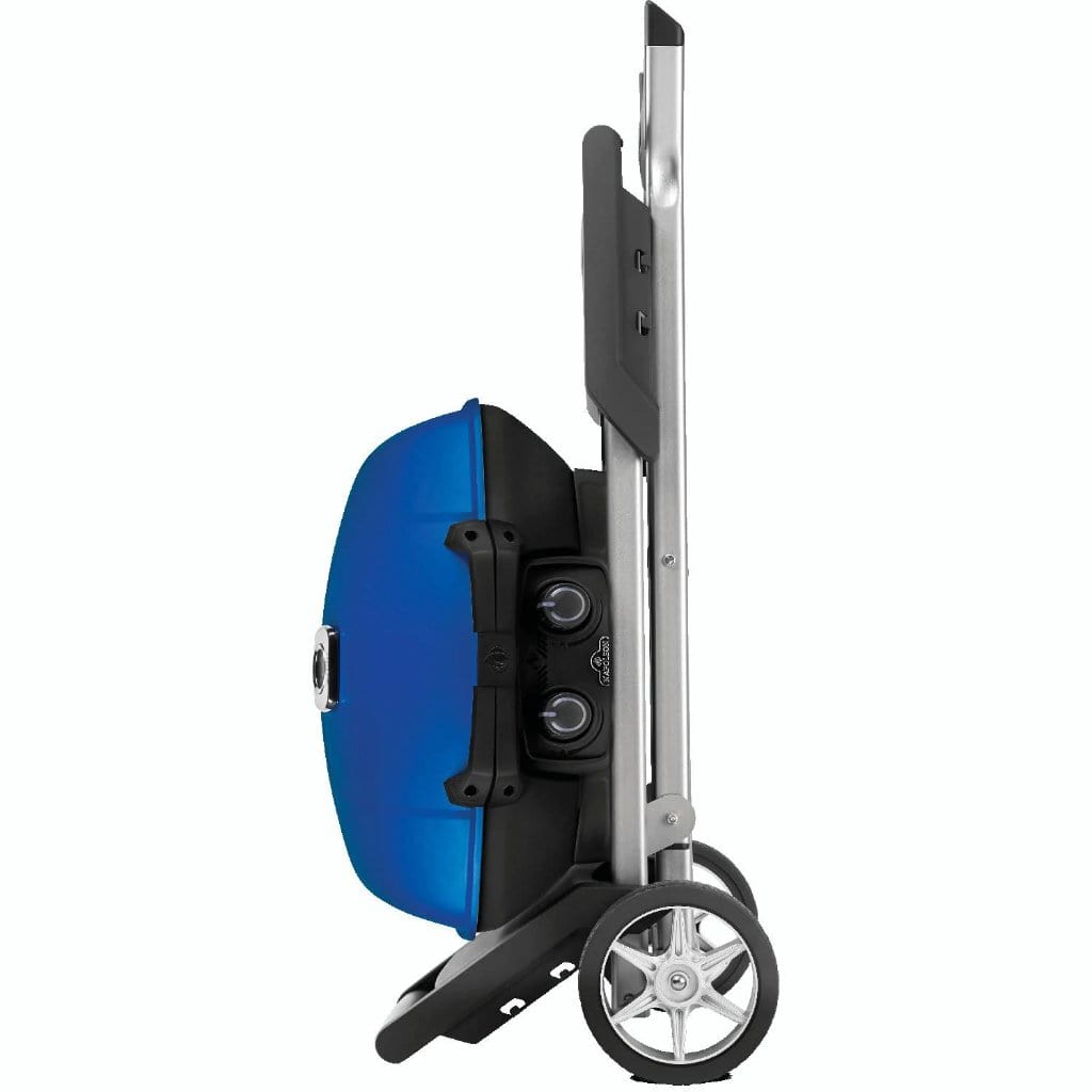 Napoleon TravelQ 285x with Scissor Cart and Griddle Liquid Propane Portable Gas Grill TQ285X-BL-1