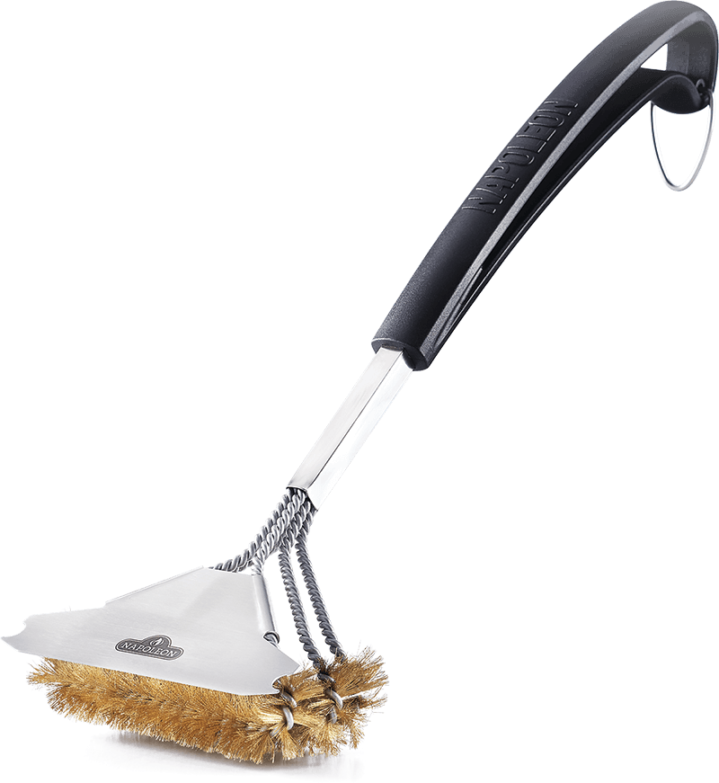 Napoleon Triple-Row Grill Brush with Brass Bristles 62058