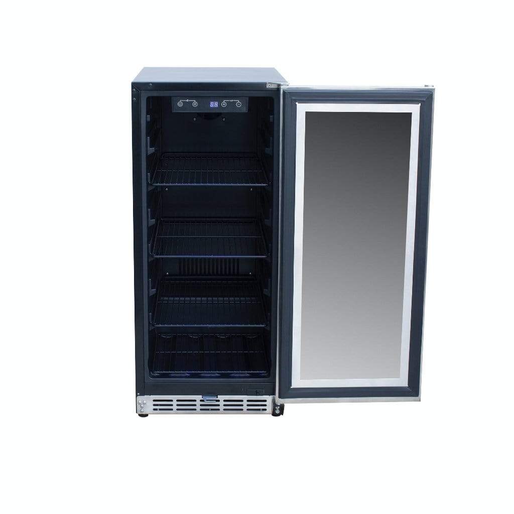 Summerset 15" Outdoor Rated Fridge w/Glass Door SSRFR-15G