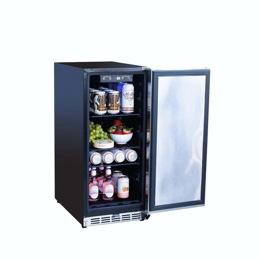 Summerset 15" Outdoor Rated Fridge w/Glass Door SSRFR-15G