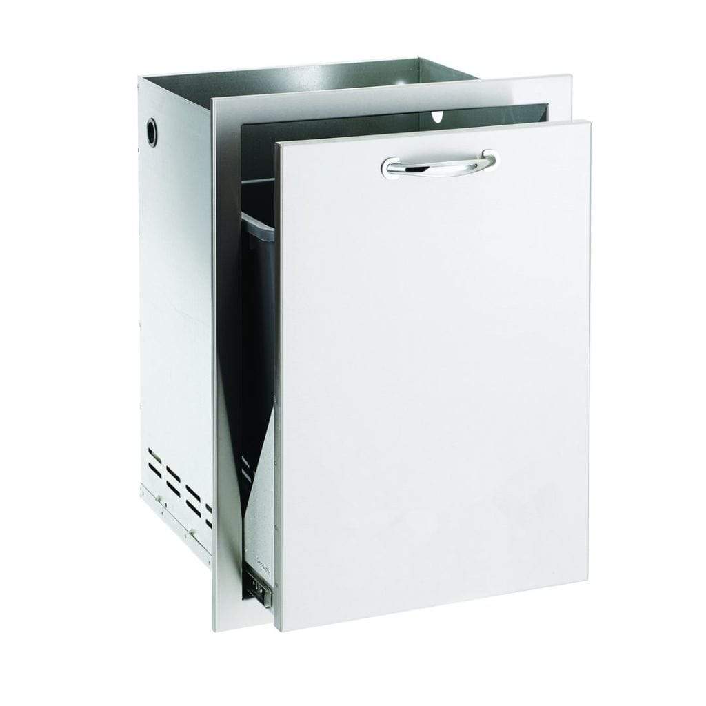 Summerset 20" Stainless Steel Trash Pullout Drawer with 10 Gallon Trash Bin SSTD1-20
